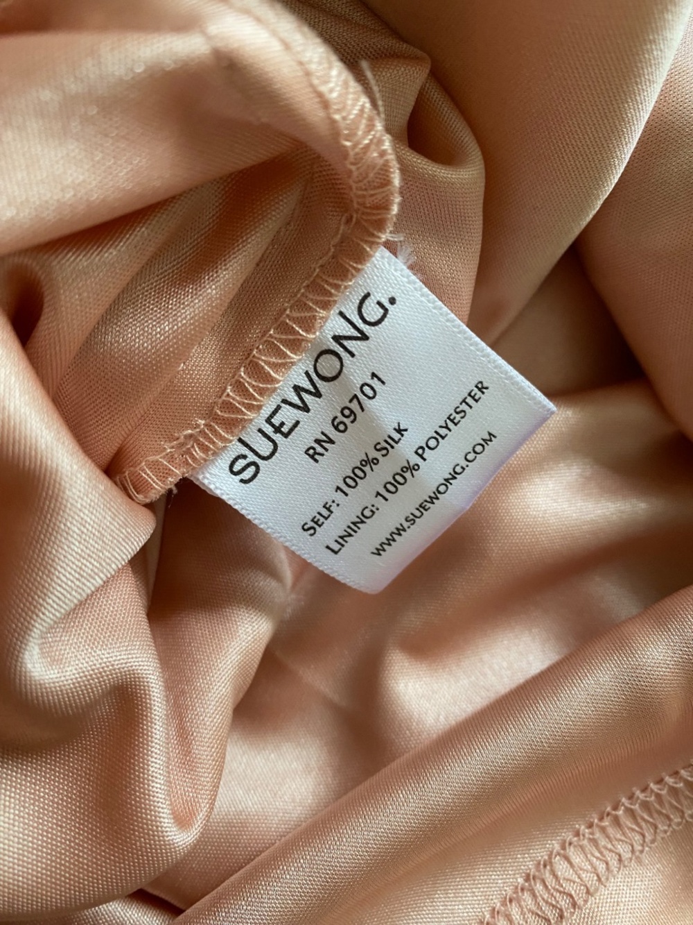 Rare Vintage y2k Sue Wong Pink Silk Beaded Flapper Party Dress Size 2 *read* - Picture 12 of 12